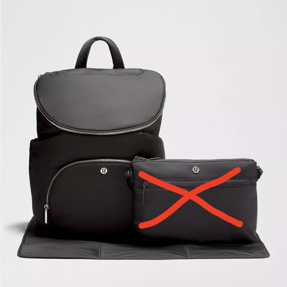 lululemon athletica Black Men's Travel Backpack with Organizer Pouch